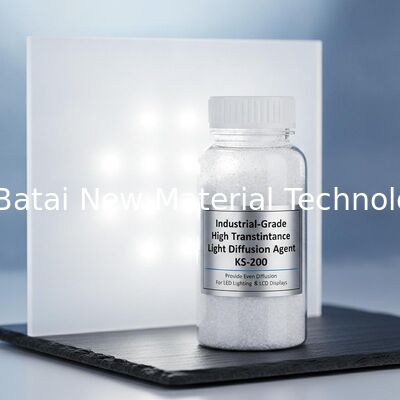 Agente di diffusione luminosa ad alta trasmittanza KS-200 di grado industriale fornisce una diffusione uniforme per illuminazione a LED e schermi LCD