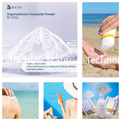 Vinile Dimethicone Methicone Silsesquioxane Crosspolymer della polvere della gomma di silicone da 12 micron nella cura di pelle