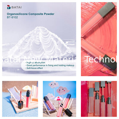 Vinile Dimethicone Methicone Silsesquioxane Crosspolymer della polvere della gomma di silicone da 12 micron nella cura di pelle