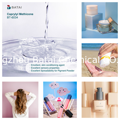 Fornitore di meticone di caprilio Silicone di alta purezza di qualità cosmetica in fondazione