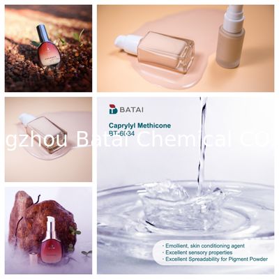 Caprylyl meticone derivato di meticone per la crema BB indice di rifrazione n/20D 1.4000 1.4200