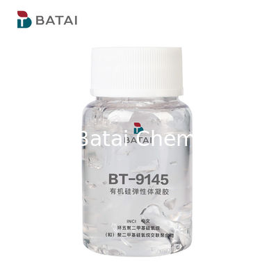 CAS 541-02-6 Dimeticone Olio di silicone ad alta viscosità, facile da diffondere e non grasso, con un tocco setoso di lunga durata e un nascondiglio di linee sottili BT-9145