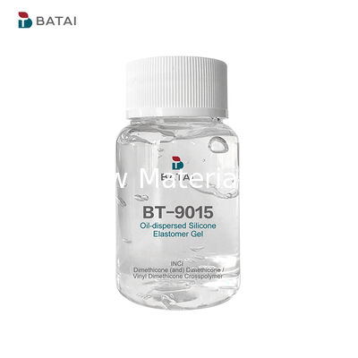 Gel elastomero in silicone BT-9015 crosspolymer in silicone con effetto lucido elevato in colore labiale lucido e non trasferibile
