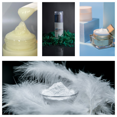 Polvere composita di silicone sferica di 8-12 μm Dimeticone/meticone di vinile Silsesquioxane Crosspolymer