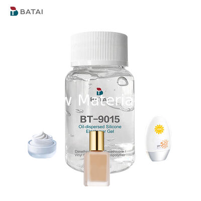 Gel di elastomero siliconico non volatile con finitura luminosa e tocco setoso per fondotinta anti-opacità